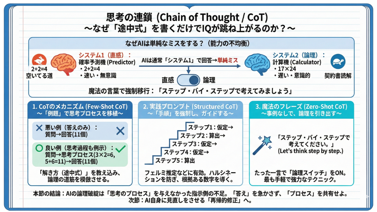 プロンプトエンジニアリングとは？コツ・型・具体例を完全解説【教科書】
